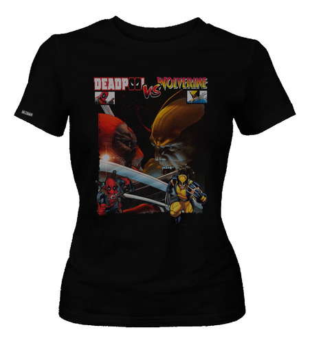 Camiseta Dama Deadpool Superhéroe Serie Comic Película Dbo2 