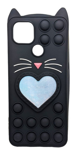 Carcasa Protector  Silicona Gatito  Para Moto G9 Power