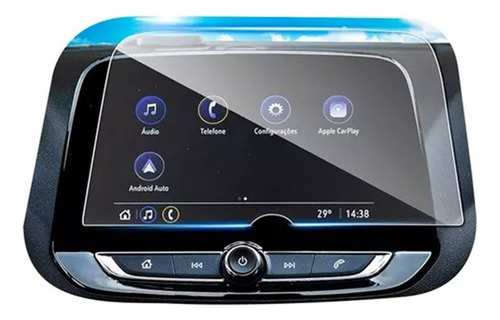 Protector Pantalla Para Onix Tracker 8puLG 2022-23 Cristal.