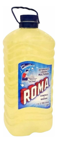 Detergente Ropa Líquido Biodegradable Roma Multiusos 3.78 L