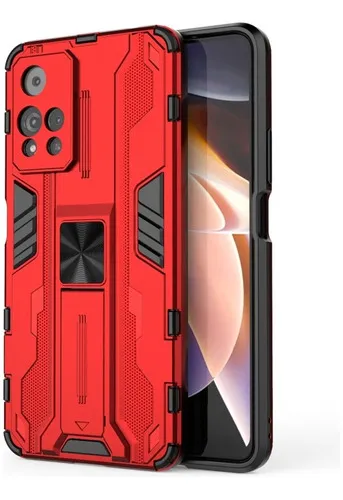 Funda Para Redmi Note 12 Pro 4g Supersonic + Cristal 9d Color Rojo