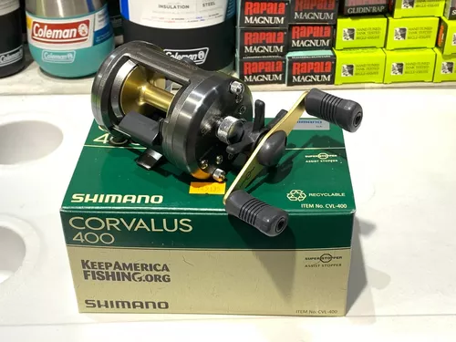 Reel Shimano Corvalus 400 Manija Derecha 200mts 0.40mm