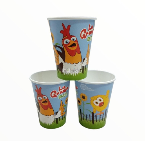Kit Granja Zenon Descartables Platos Vasos Servilletas