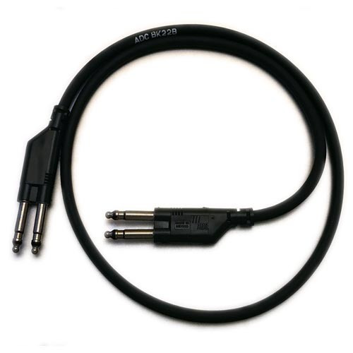 Patch Cord De Audio Tt Bantam Duplo Bk22b 60cm Pnta Entrega