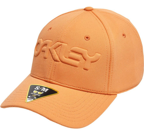 Boné Oakley Aba Curva 6 Panel Stretch Hat Soft Orange