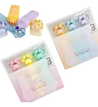 Comprar Set 3 Marcatextos Papelería Kawaii Gato Plumones 