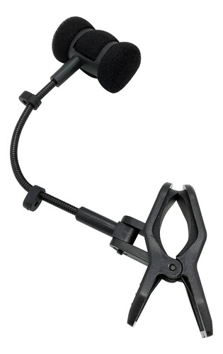 Soporte Negro Ajustable Para Micrófono De Instrumento De Vio