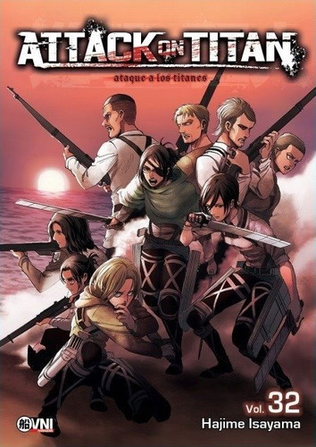 Attack On Titan 32 Manga Original En Español Ovni