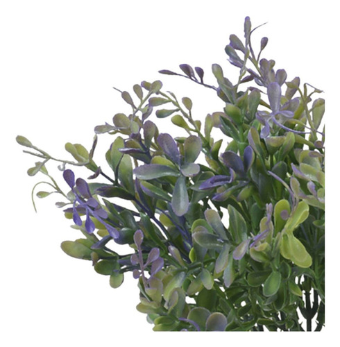 Kit 12 Sensorial Pick Folhagem Verde Artificial Para Decoração Vaso Hastes individuais Complemento para arranjo Jardim vertical Com mini flores Cor verde com Lavanda