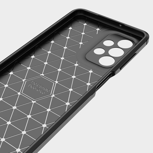 Imagen 6 de 10 de Funda Para Samsung M23 A23 Fibra Carbono Rugged + Hidrogel
