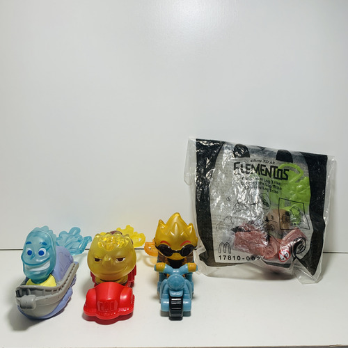 Elementos Mcdonalds 2023 Colección Completa - 8 Juguetes (Usado)