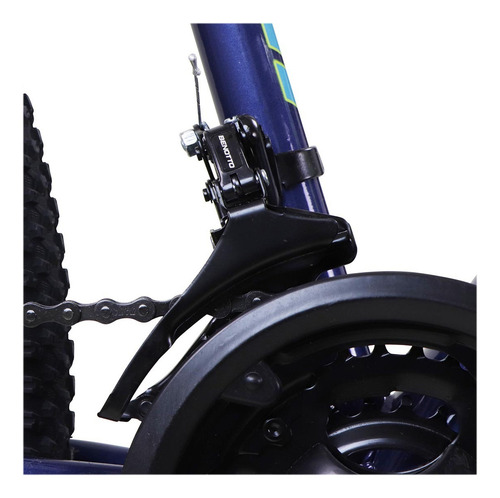 Bicicleta Benotto Montaña Wolf R27.5 Unisex Azul / Verde Limón Único