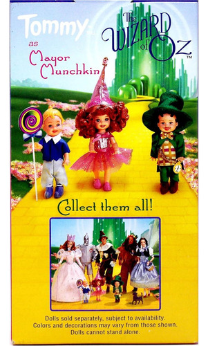 Muñeca Barbie Tommy Alcalde Munchkin Mago De Oz 16.5cm
