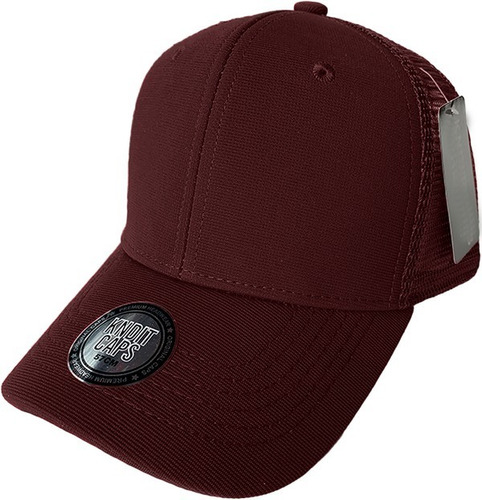 Gorras Visera Curva Lisa Génesis Con Malla (lote 5 Piezas)