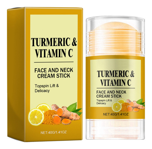 .. Crema En Barra For Rostro Y Cuello Con Cúrcuma Y