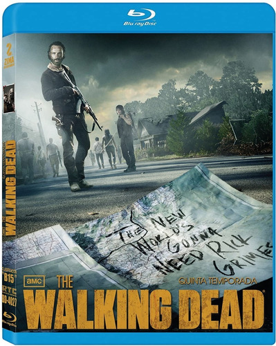The Walking Dead Temporada 5 Blu Ray Serie Nuevo