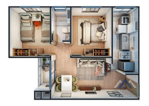 Apartamento À Venda, 43 M² Por R$ 163.939,00 - Cidade Industrial Ii - Londrina/pr - Ap0677