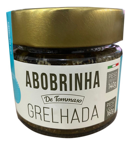 Abobrinha Grelhada Em Conserva De Tommaso Vidro 160g 