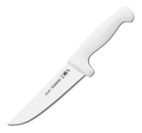 Cuchillo Bistequero Recto Tramontina 24607/087 7 PuLG Color Blanco