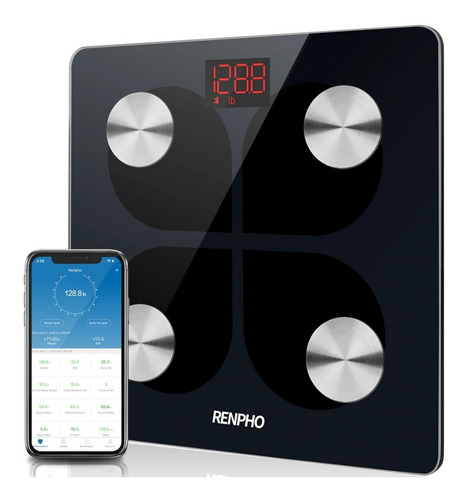 Balanza Digital Smart Bluetooth Renpho Baño Grasa 13 Medidas