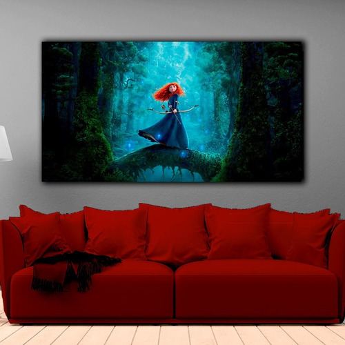 Pintura Con Diamantes De Princesas De Disney - Merida Brave