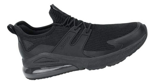 Tenis Caballero Nautica Rook Valvula Negro Sportwear Style