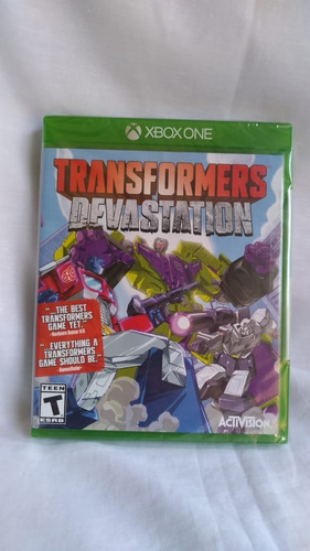 Transformers Devastation - Nuevo Y Sellado - Xbox One