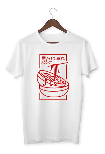 Remera Ramen Addict - Japon Aesthetic Harajuku Style Tumblr