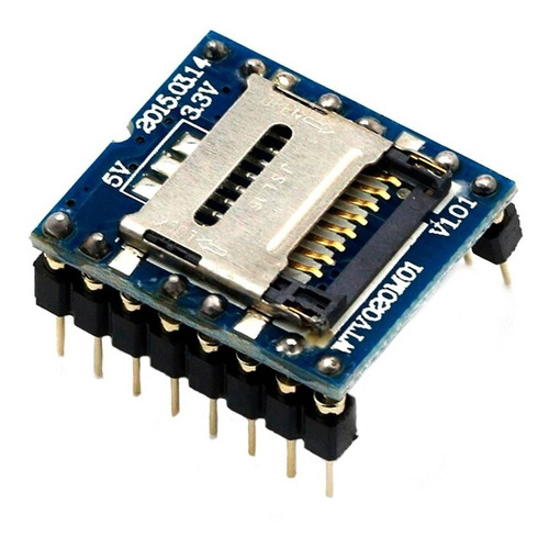 Módulo Reproductor De Audio Mp3 Wtv020-sd Arduino Pic