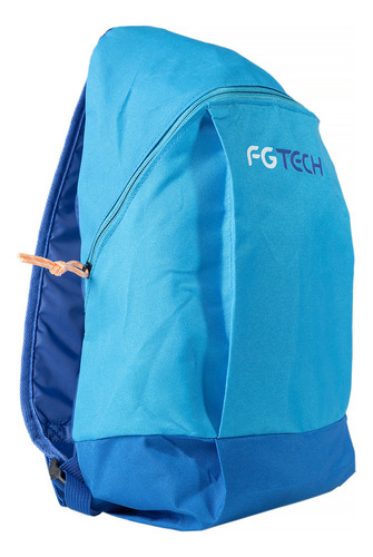 Mochila Urbana Deportiva Ultra Liviana Reforzada Color Celeste Modelo Fit Fg Tech