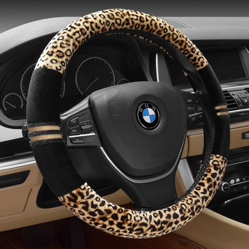 Werk Cubierta Para Volante Lujo Estampado Leopardo Plus Suv