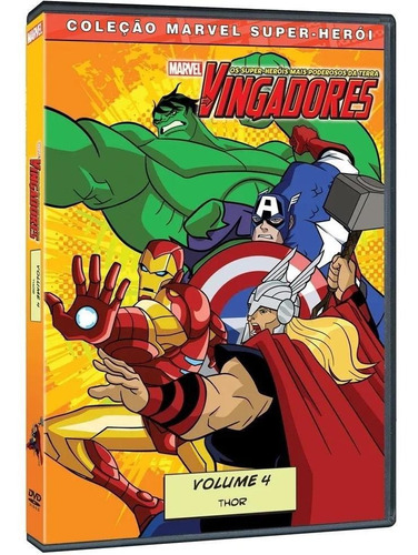 Os Vingadores Vol.4 - Thor - Dvd - Homem De Ferro - Hulk 