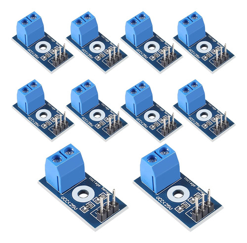 10pcs Dc 0-25v Módulo De Medición De Terminal De Voltaje Sen