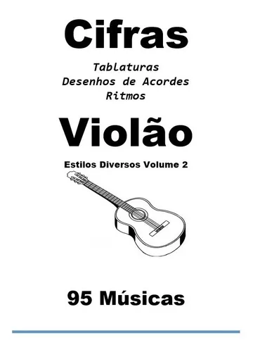 Caderno De Cifras E Tablaturas Violão 184 Pag 95 Músicas