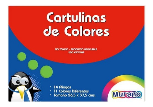 Carpeta Con Papel Cartulina 14 Hojas 11 Col Murano Dimtem24