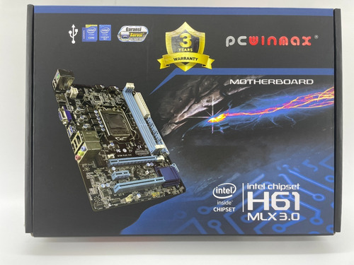 Placa Mãe Gamer H61 Mlx 3.0 Ddr3 6 Usb 2.0 Vga hdmi Lga1155