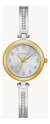 Reloj Set Caravelle By Bulova Dress 45x101 Pulsera Dorada