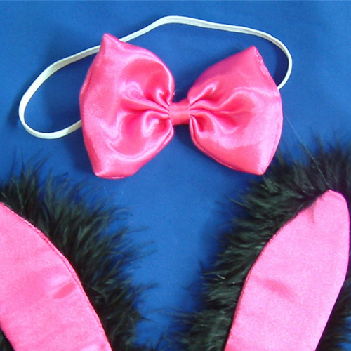 Diadema Con Forma De Oreja De Conejo, Cola Y Pajarita Para H