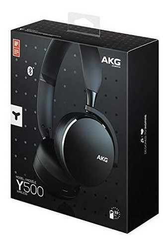 Imagen 6 de 7 de Akg Y500 Auriculares Inalambricos Plegables Negro