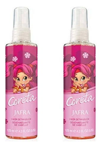 Jafra Spray Desenredante Coreta Rosa Recibe 2pz