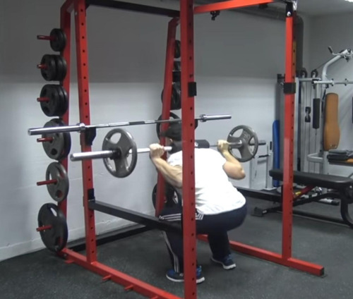 Imagen 8 de 10 de Rack Squat Premium Soporte Sentadilla Y Pecho Gym (nuevo)