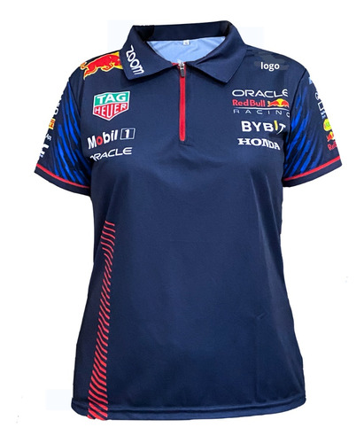 Playera F1 Tipo Polo Red Bull 2023, Mujer.