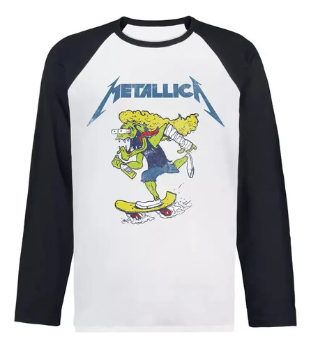 Sudadera De Manga Larga Para Hombre, Estilo Punk Rock, De Metallica