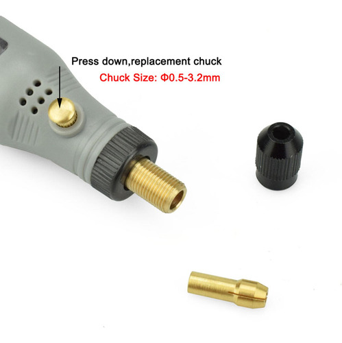 2pcs Mini Taladro Eléctrico Inalámbrico Set Rotary