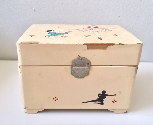 Antigua Caja Joyero. Lacada, Vintage Años 70. Sms Japan