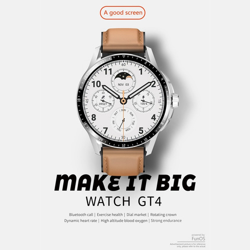 Reloj Smartwatch De Lujo Gt4 Pro Full Touch Dos Extensibles