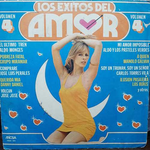 Vinilo Los Exitos Del Amor Vol 4 Cp3 Libros Del Mundo