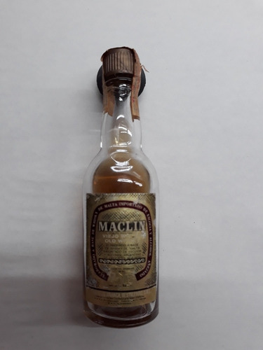Botellita Miniatura Viejo Whisky Machín Fratelli Branca