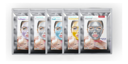 Mascarilla Plastica Glomedic Aqua Peptide Pack 5 Surtidas