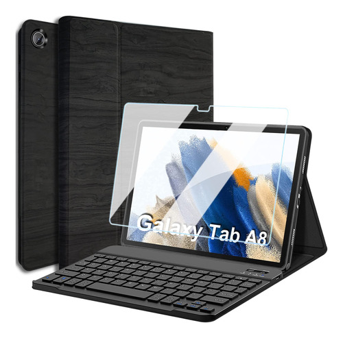 Funda Teclado Protector Pantalla Para Samsung Galaxy Tab A8